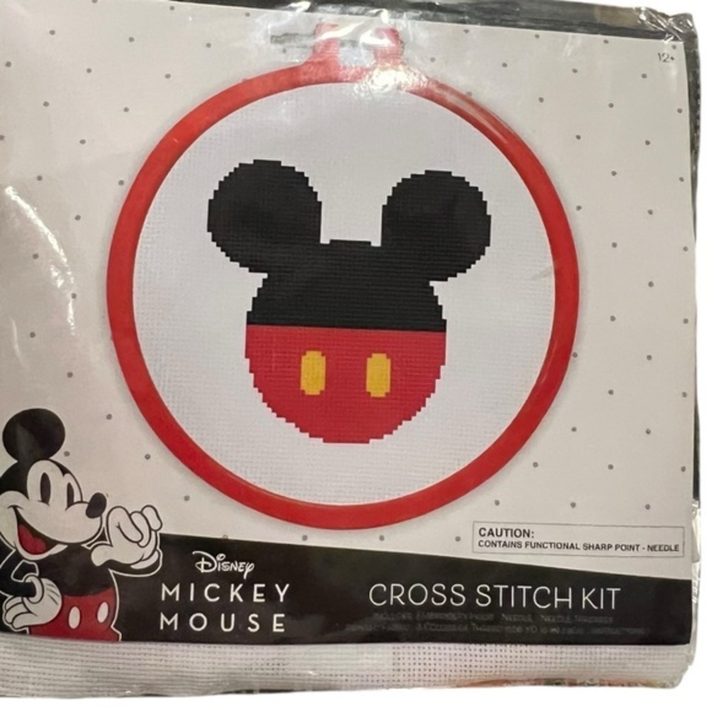 Cross Stitch Kit Disney Mickey Mouse Sillohuette Crafts New Innovative Design